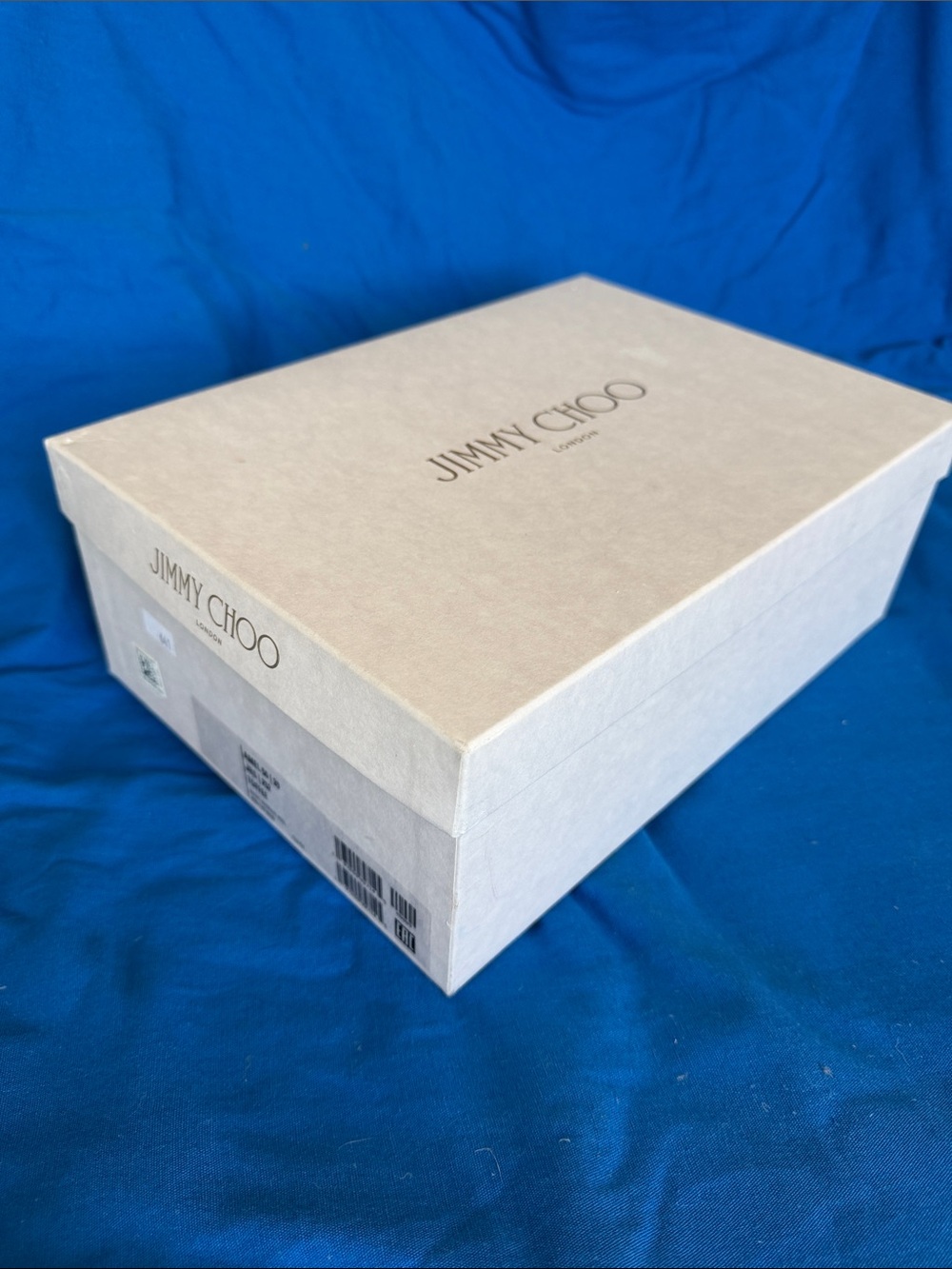 Jimmy Choo Cream Shoe Box with Logo